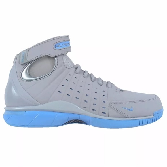 Nike Air Zoom Huarache 2K4 Wolf Grey Varsity Blue - Picture 3 of 7